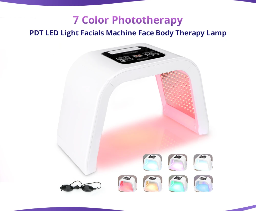 led facial light therapy machine